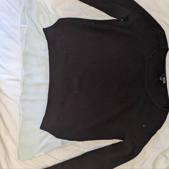 Black knit top, Ana - Picture 1 of 2